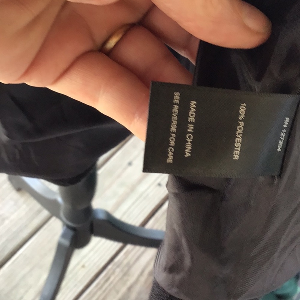 Ali Miles Black Patchwork Button-Front Coat with … - image 12